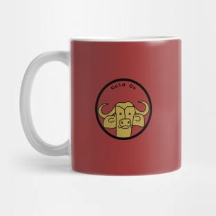 Small Gold Ox Portrait Mug